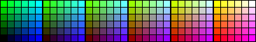 Netscape color palette.