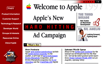 Apple Computer, Inc. home page.